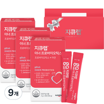 일동제약 지큐랩 이너 프로바이오틱스 30p + 기프트 박스, 9개, 60g