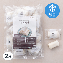 시루조아 굳지않는 흰 가래떡 (냉동), 1.4kg, 2개