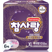 참사랑 밴드형 파워 흡수 성인용 기저귀 특대, 특대형, 10개입, 6개