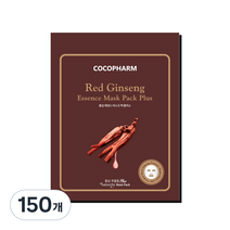 COCOPHARM 에센스 마스크팩 플러스 홍삼 25g, 1개입, 150개