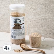 대구농산 씻어나온 생참깨, 900g, 4통