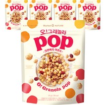 오그래놀라 팝 크랜베리 아몬드, 370g, 5개