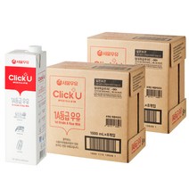 서울우유 클릭유 1A등급 우유, 16개, 1000ml