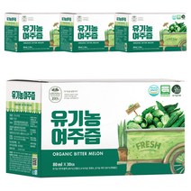 유기농마루 여주즙 30p, 4개, 2400ml