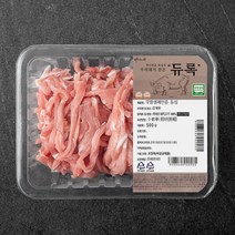 파머스팩 듀록 한돈 무항생제 인증 등심 잡채용 (냉장), 500g, 1개