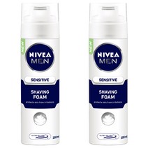 니베아 맨 센서티브 쉐이빙 폼, 200ml, 2개