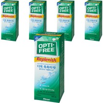 옵티프리 리플레니시 렌즈 세정액, 300ml, 5개