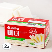 서울우유 버터 무가염, 450g, 2개