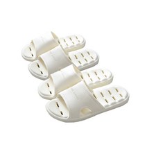 아싸레 미끄럼방지 북유럽풍 논슬립 EVA 다용도 물빠짐 욕실화 슬리퍼 2켤레, 화이트M-260, 화이트M-260