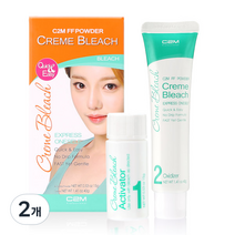 씨투엠 에프에프 파우더 크렘 브리치 탈색제, 55ml, 2개
