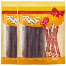 개빼로 강아지 껌 280g, 오리고기 + 소가죽 혼합맛, 2개