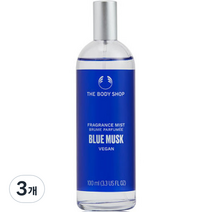 더바디샵 후레그런스 미스트 블루 머스크, 100ml, 3개
