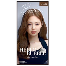 미쟝센 올뉴 헬로버블 염모제, 6N 초코브라운, 1개
