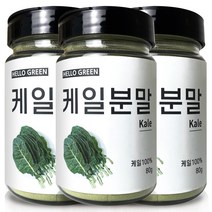 헬로우그린 국산 케일 분말 통, 80g, 3개