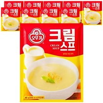 오뚜기 크림 스프, 80g, 10개