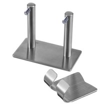 코멧 홈 스테인레스 헤어드라이기 거치대 + 코드 홀더 (정품 3M 스티커), 1개