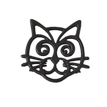 꾸미까 장식 주물 냄비받침, 고양이, 1개