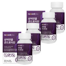 내츄럴플러스 상어연골 콘드로이친 영양제 54g, 60정, 4개