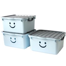 보노하우스 모던 초대형 해피박스, 블루, 3개입