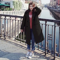루나걸 여성용 나르샹 모직 패딩 코트