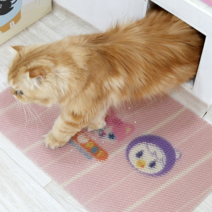 뽀로로 펫 고양이 벌집매트, 핑크