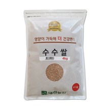 [겉보리쌀가격] 대한농산 수수쌀, 4kg, 1개