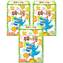 청우식품 우유먹은 공룡, 60g, 3개