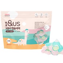 아이앤어스 7종 효소 3챔버 고농축 상쾌한 플로럴 향 캡슐 세제, 30개입, 1개