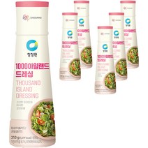 대상 청정원 1000 아일랜드 드레싱, 310g, 6개