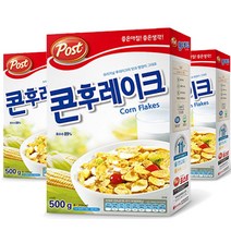 동서 포스트 콘후레이크 시리얼, 500g, 3개