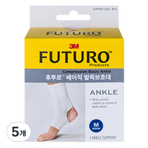3M 후투로 베이직 발목보호대 M, 5개