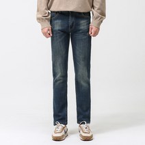 단군 남성용 빅사이즈 옆밴딩 스판워싱데님 팬츠