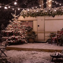 맥아트 LED 스트링 라이트 전등선 20m 20소켓 + 빔벌브 10W 주광색 20p, 블랙(전선)