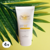 스킨아이디어 데일리 선크림 SPF50+ PA+++, 60ml, 4개