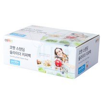 코멧 슬라이더 지퍼백 스탠딩 중형, 1개, 중(M)