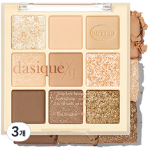 데이지크 섀도우 팔레트 9.9g, 17 버터크림, 3개