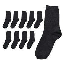 투투삭스 여성용 롱 럭셔리 골지 양말 10켤레