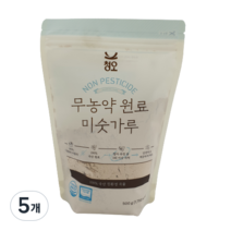 청오 무농약 원료 미숫가루, 500g, 5개