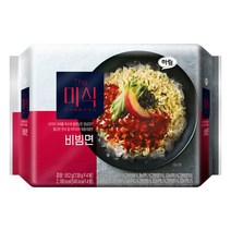 The미식 비빔면 138g, 1팩, 4개