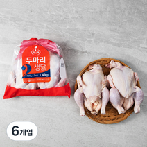 마니커 1등급 두마리 생닭 8호 (냉장), 700g, 6개입
