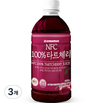 참앤들황토농원 NFC 타트 체리, 1000ml, 3개