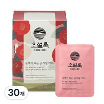 오설록 동백이 피는 곶자왈 과실차, 1.8g, 30개