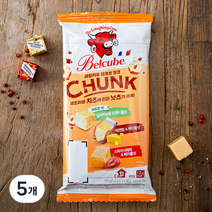 래핑카우 벨큐브 청크 24큐브, 5개, 125g