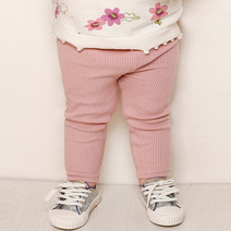 밀크마일 아동용 소프트 데일리 골지 레깅스