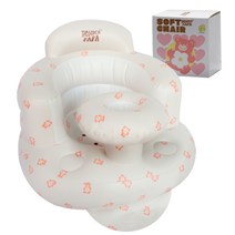 [세레스홈아기의자] 원더파파 아기 소프트의자 안전한 도넛튜브 디자인, 화이트