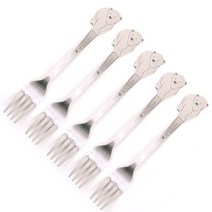 윙킹베어포크, 실버, 5p