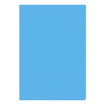오피스디포 107786 제본PP표지 반투명PP사선 500μs, 청색, 100매, A4