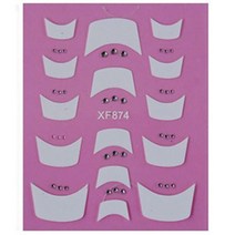 노랜드 XF 네일 스티커 프렌츠 마크, XF874, 10개입