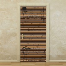 뭉키데코 에어프리 아트도어 시트지, 커피브라운