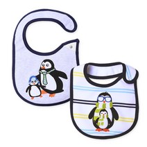베베니즈 애니멀3겹방수턱받이2입 CBNBI152, 펭귄, 1개
